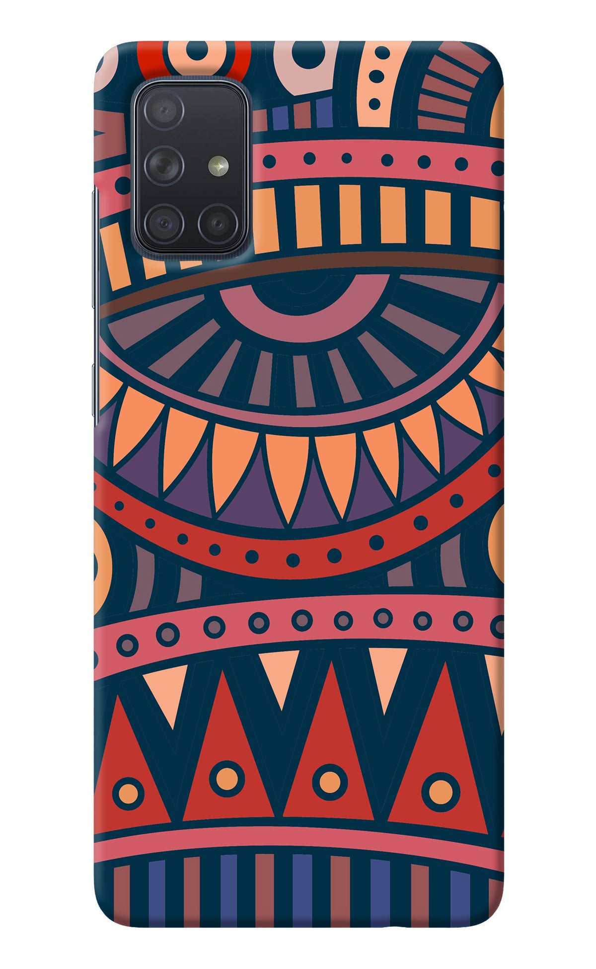 African Culture Design Samsung A71 Back Cover