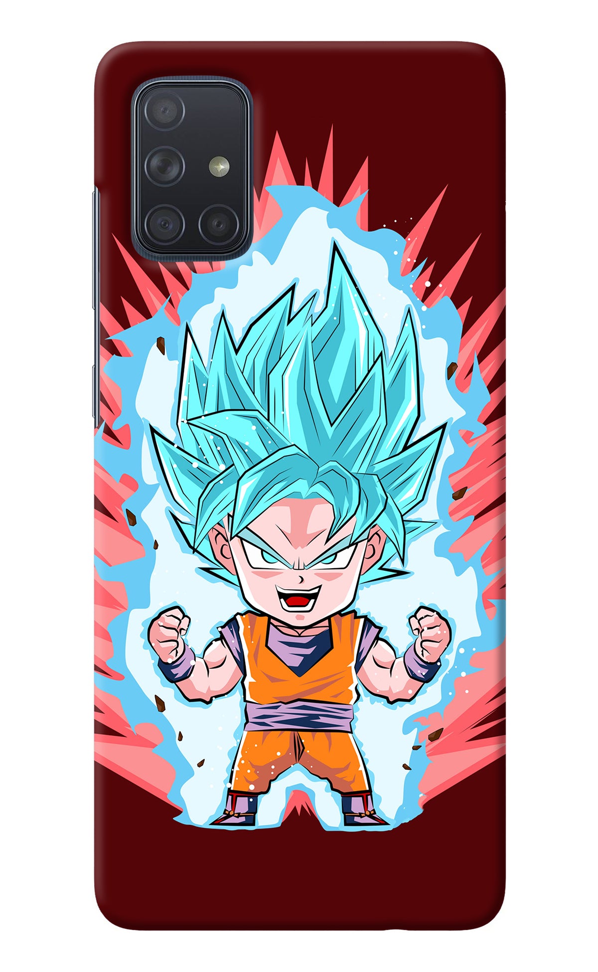 Goku Little Samsung A71 Back Cover