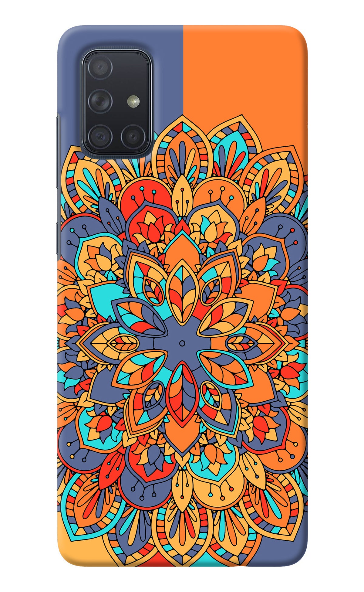 Color Mandala Samsung A71 Back Cover