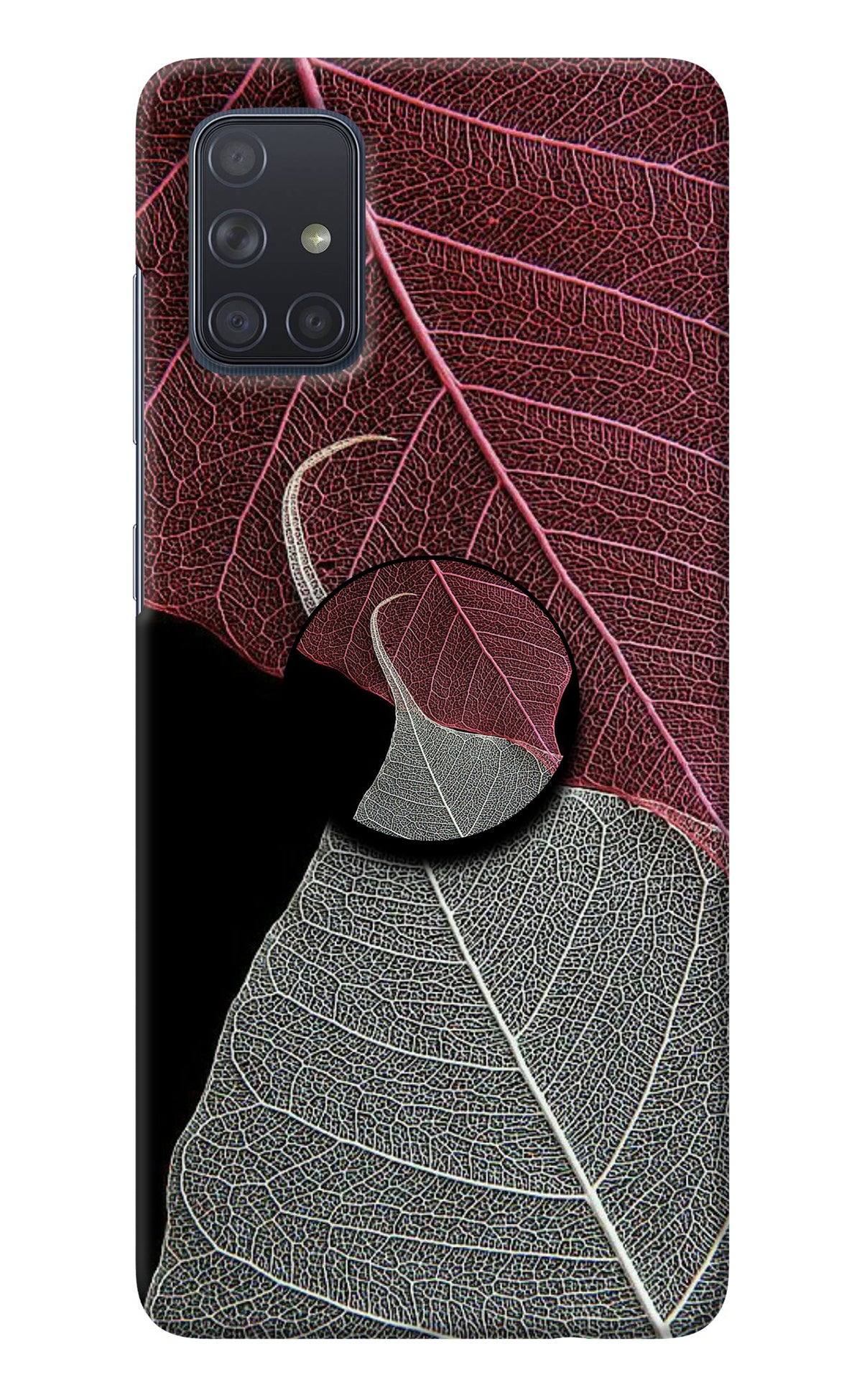 Leaf Pattern Samsung A71 Pop Case