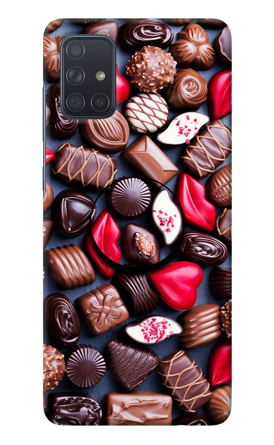 Chocolates Samsung A71 Pop Case