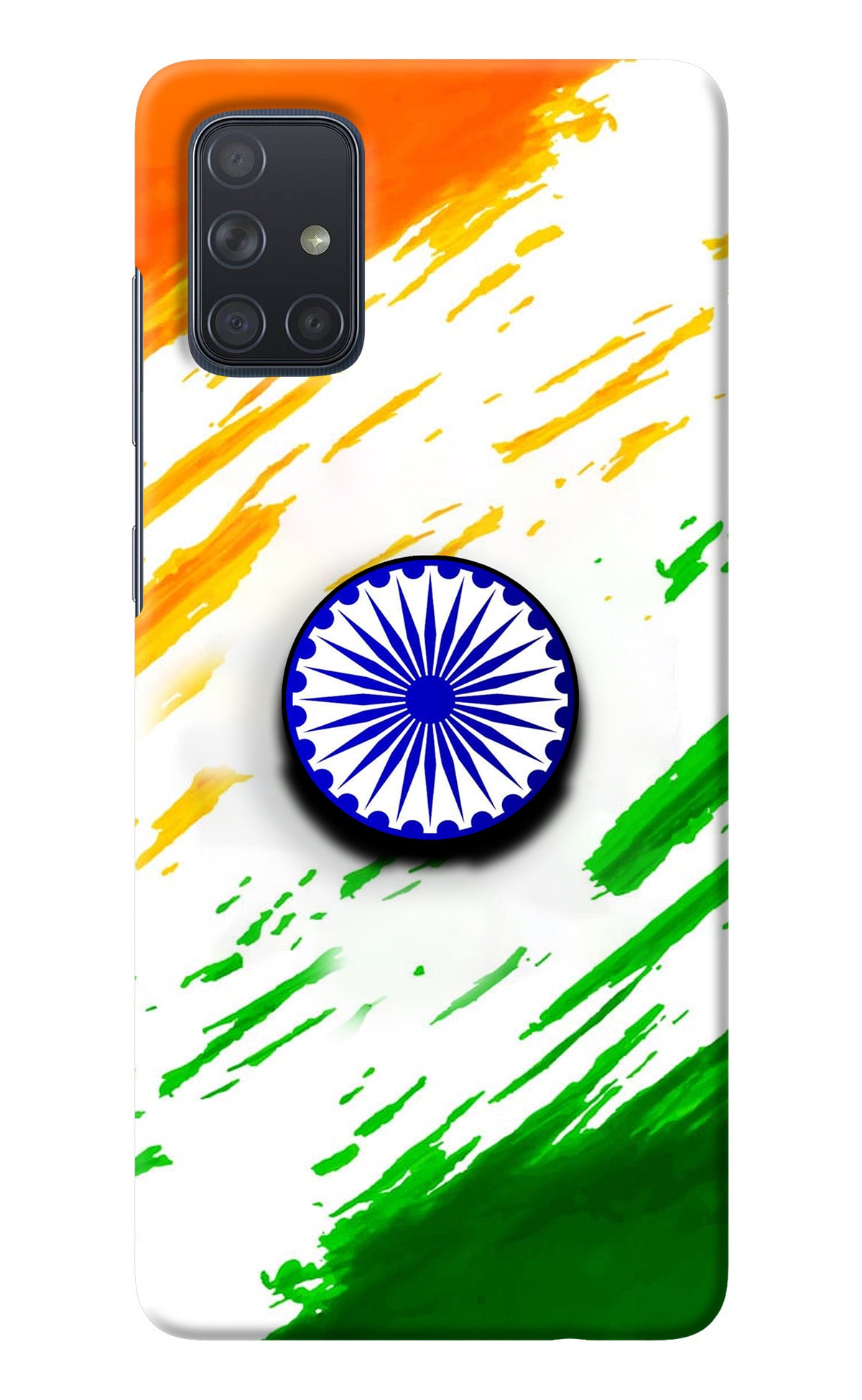 Indian Flag Ashoka Chakra Samsung A71 Pop Case