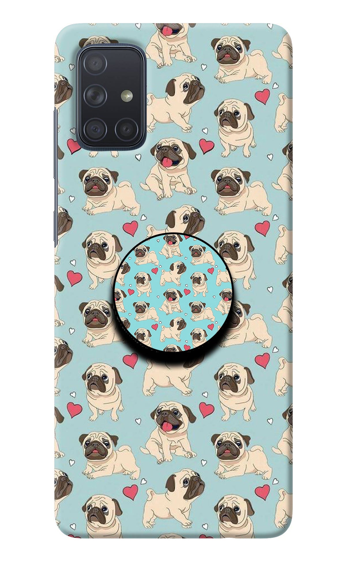 Pug Dog Samsung A71 Pop Case