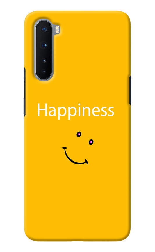 Happiness With Smiley Oneplus Nord Back Cover