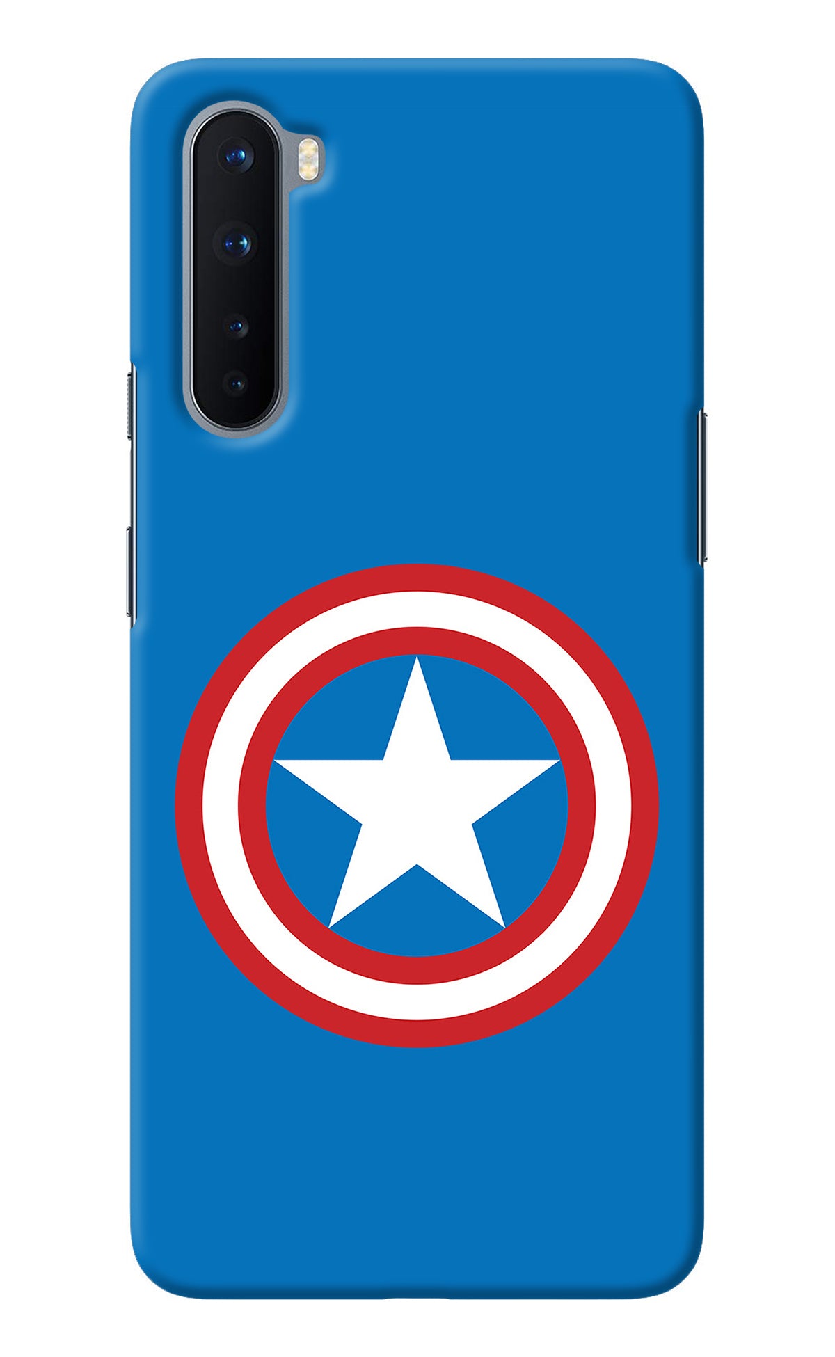 Captain America Logo Oneplus Nord Back Cover