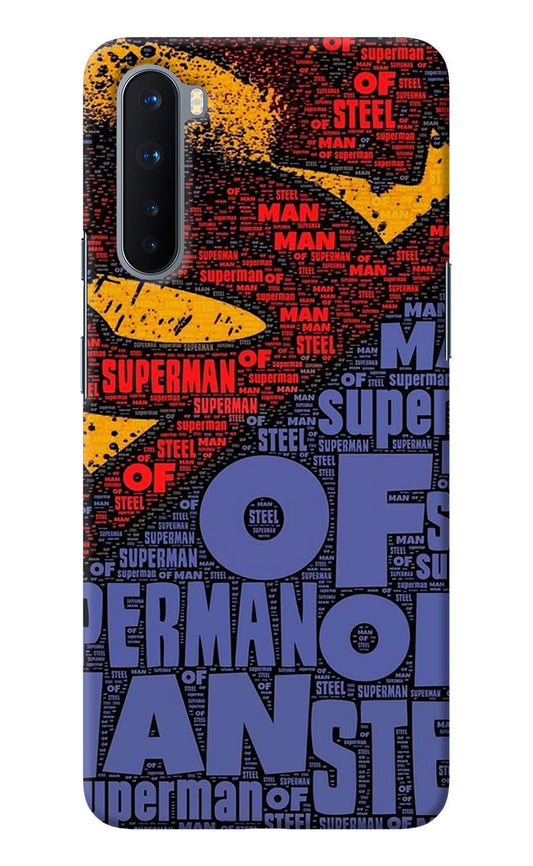 Superman Oneplus Nord Back Cover