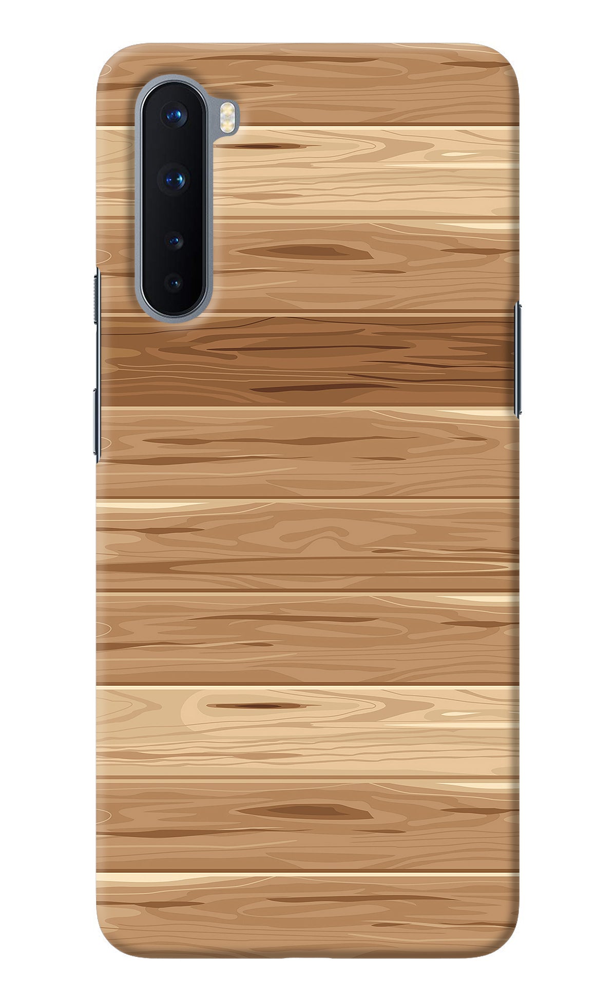 Wooden Vector Oneplus Nord Back Cover