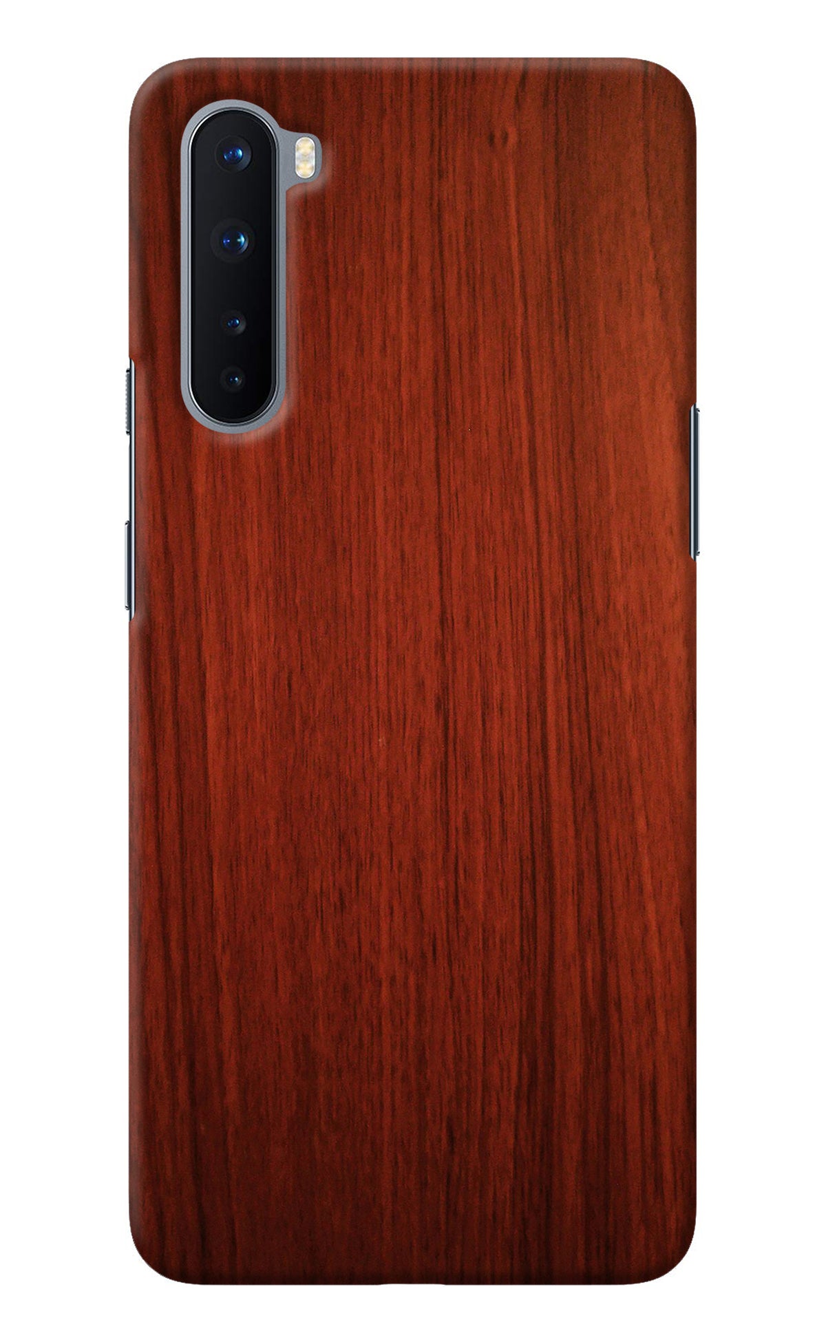 Wooden Plain Pattern Oneplus Nord Back Cover