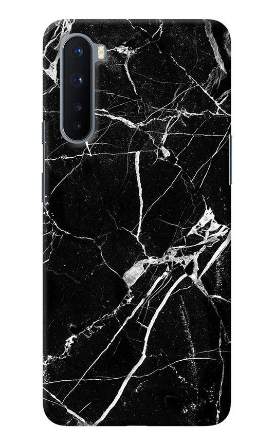 Black Marble Pattern Oneplus Nord Back Cover