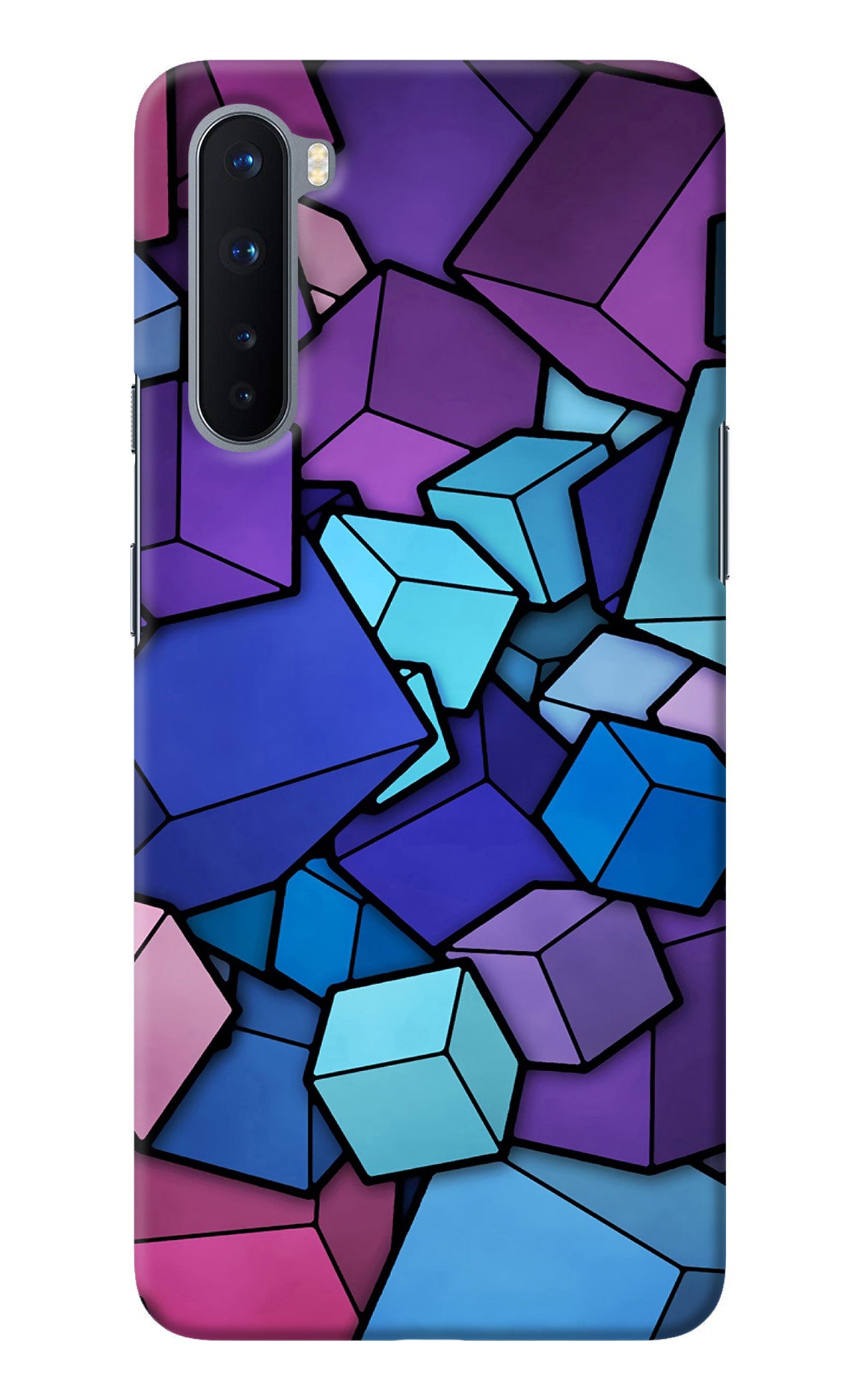 Cubic Abstract Oneplus Nord Back Cover