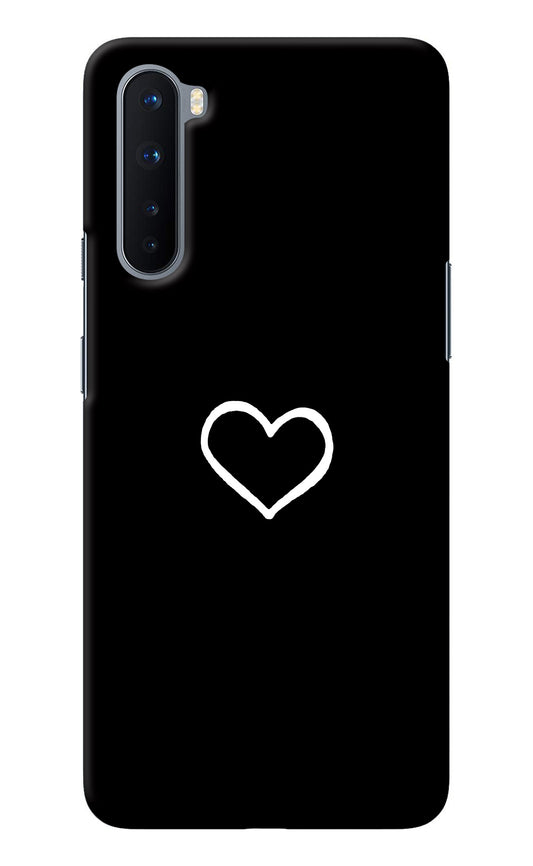 Heart Oneplus Nord Back Cover