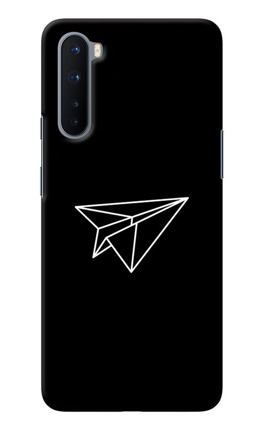 Paper Plane White Oneplus Nord Back Cover
