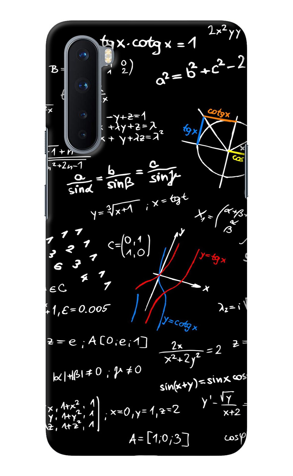 Mathematics Formula Oneplus Nord Back Cover