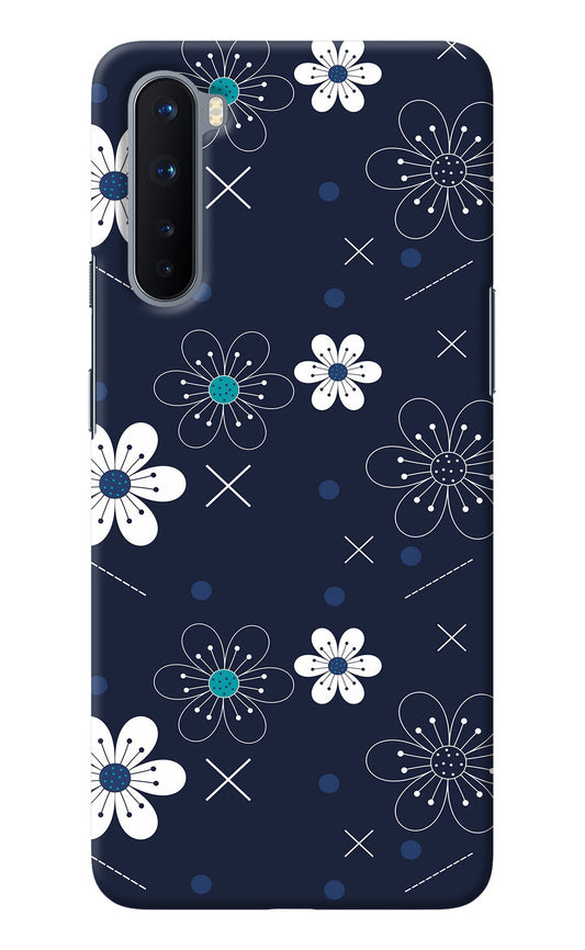 Flowers Oneplus Nord Back Cover