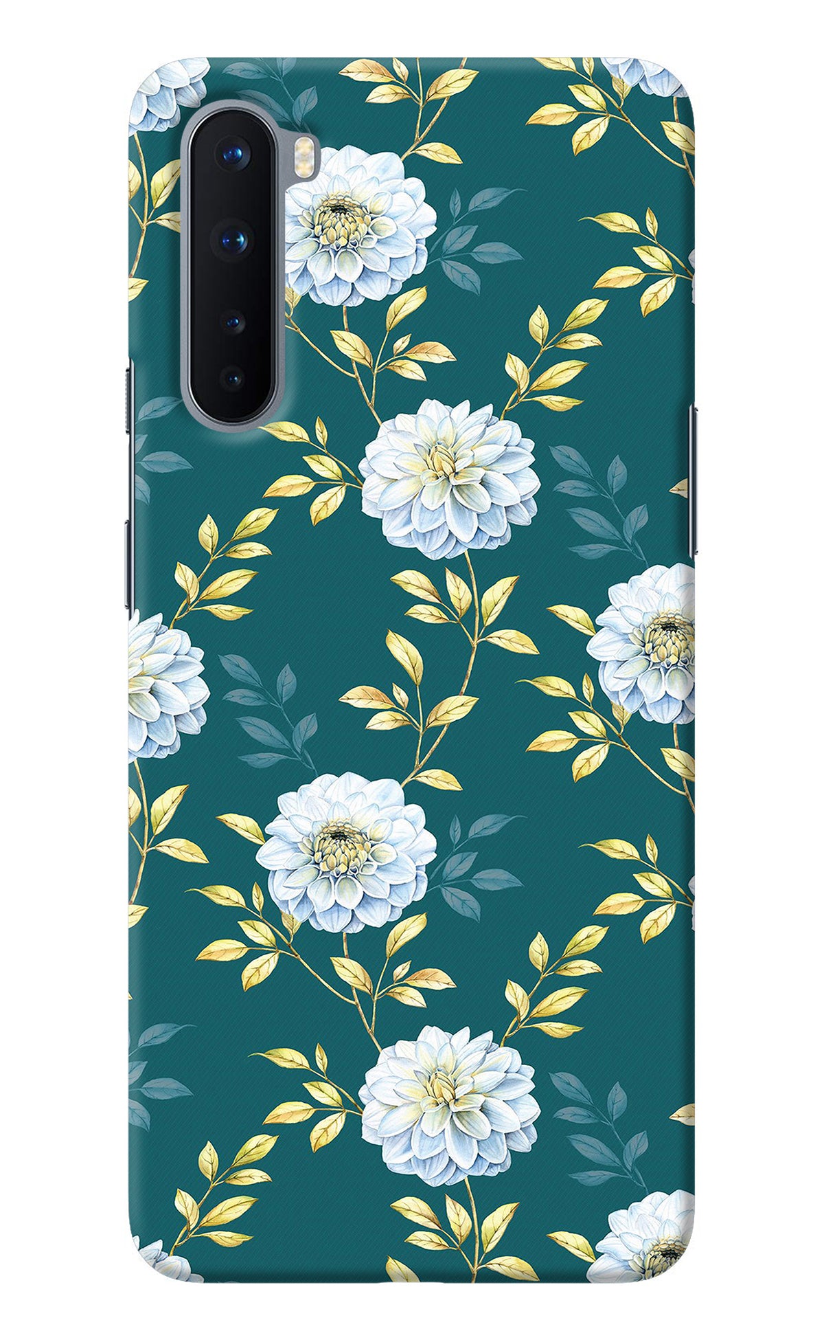 Flowers Oneplus Nord Back Cover