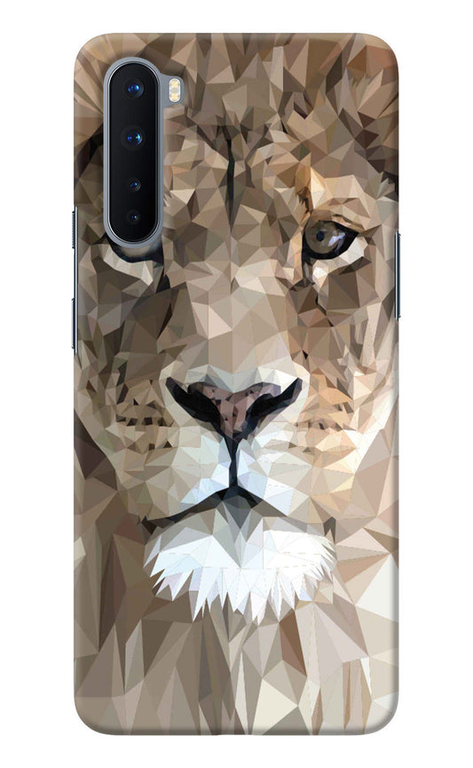 Lion Art Oneplus Nord Back Cover