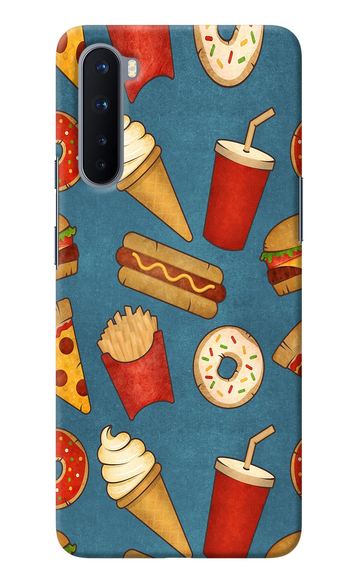 Foodie Oneplus Nord Back Cover