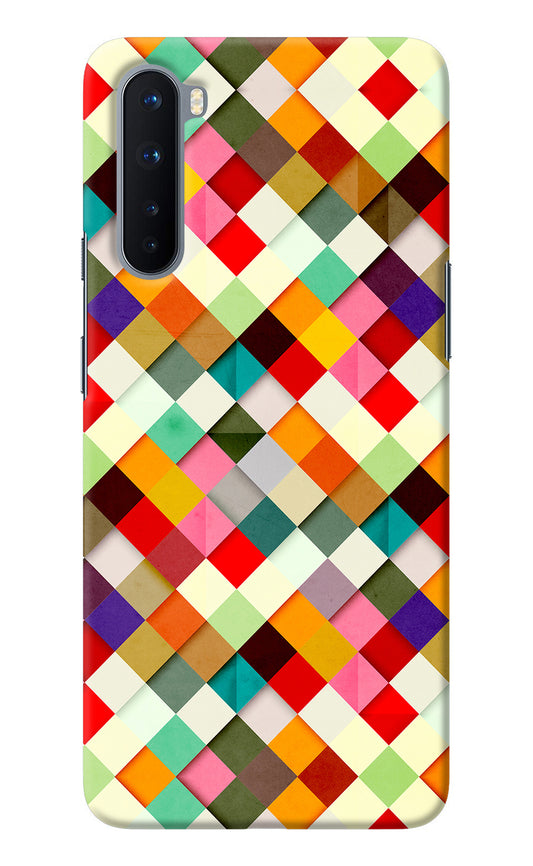 Geometric Abstract Colorful Oneplus Nord Back Cover