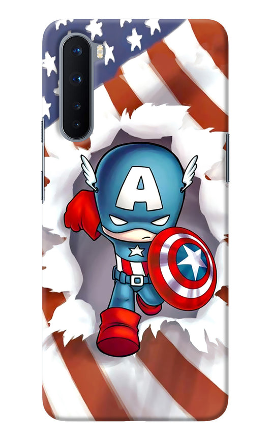 Captain America Oneplus Nord Back Cover