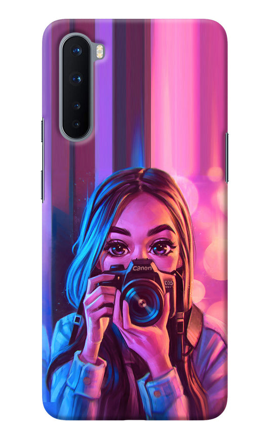 Girl Photographer Oneplus Nord Back Cover