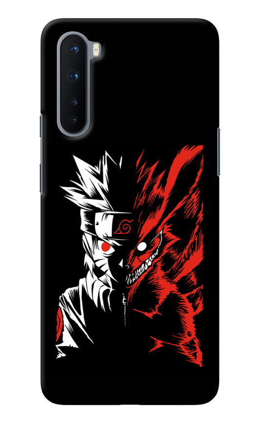 Naruto Two Face Oneplus Nord Back Cover
