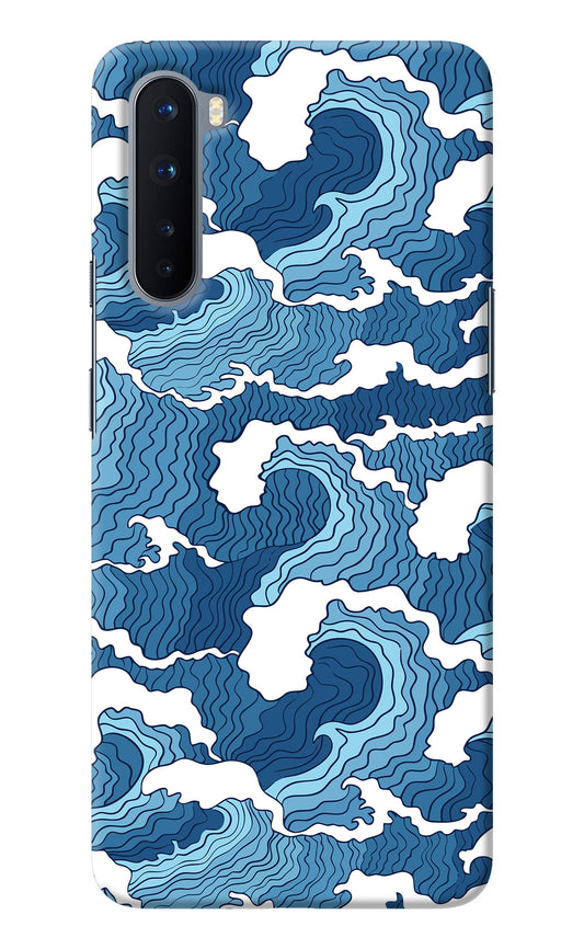 Blue Waves Oneplus Nord Back Cover