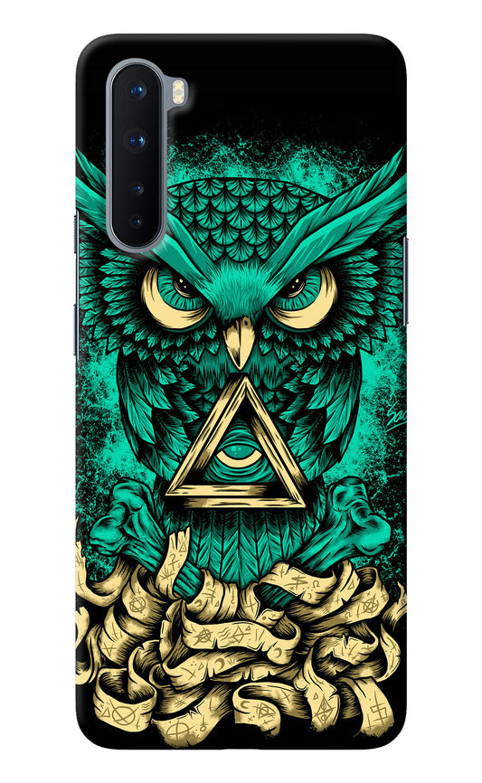 Green Owl Oneplus Nord Back Cover