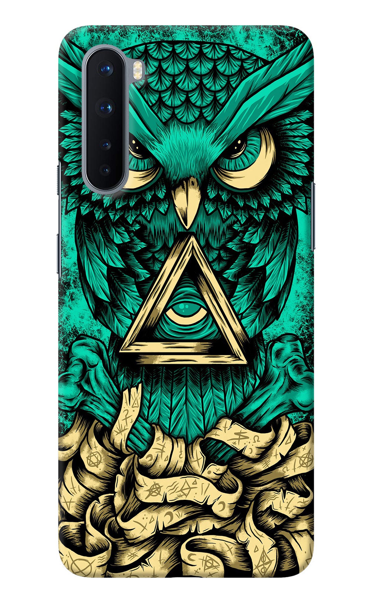 Green Owl Oneplus Nord Back Cover