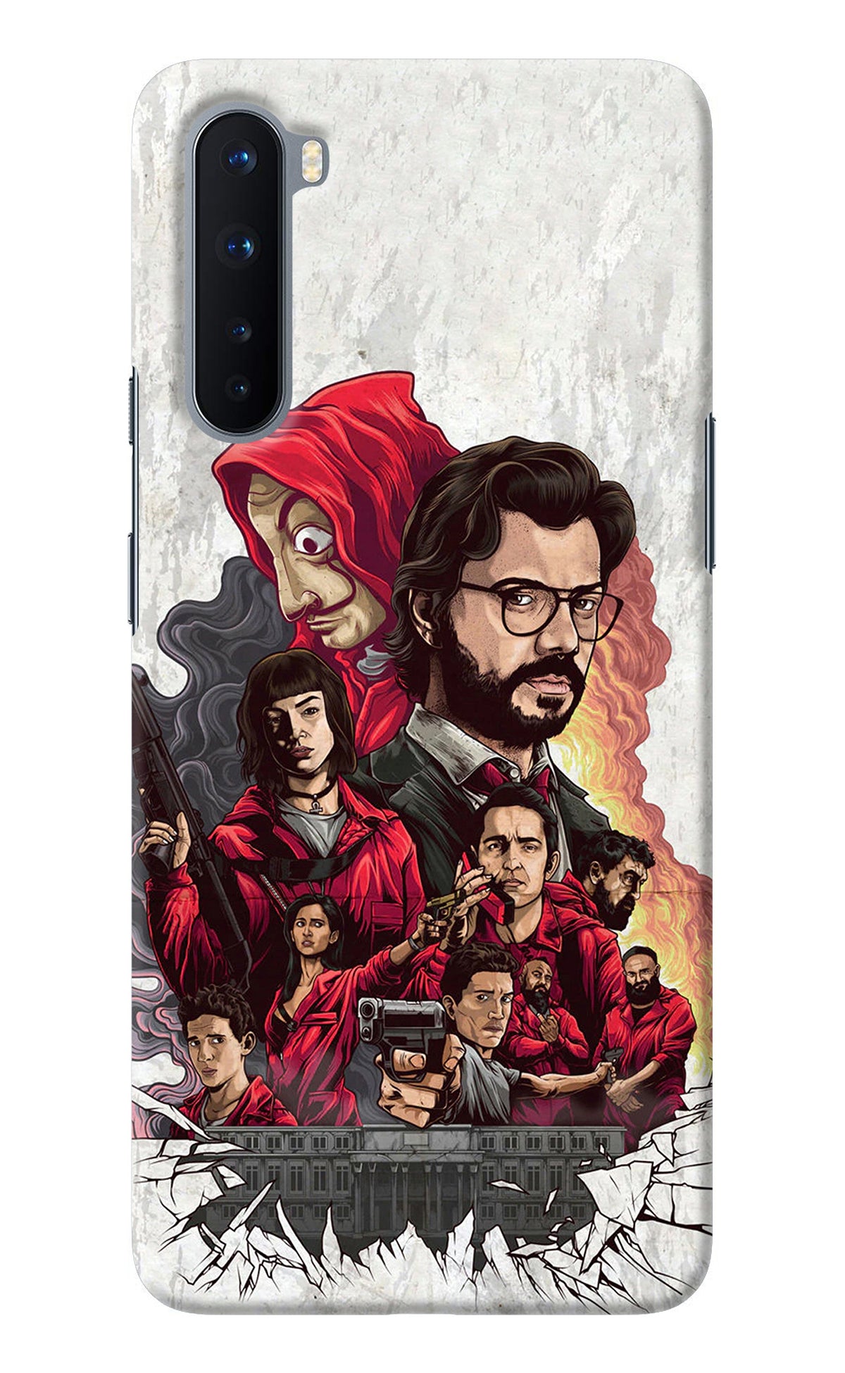 Money Heist Artwork Oneplus Nord Back Cover