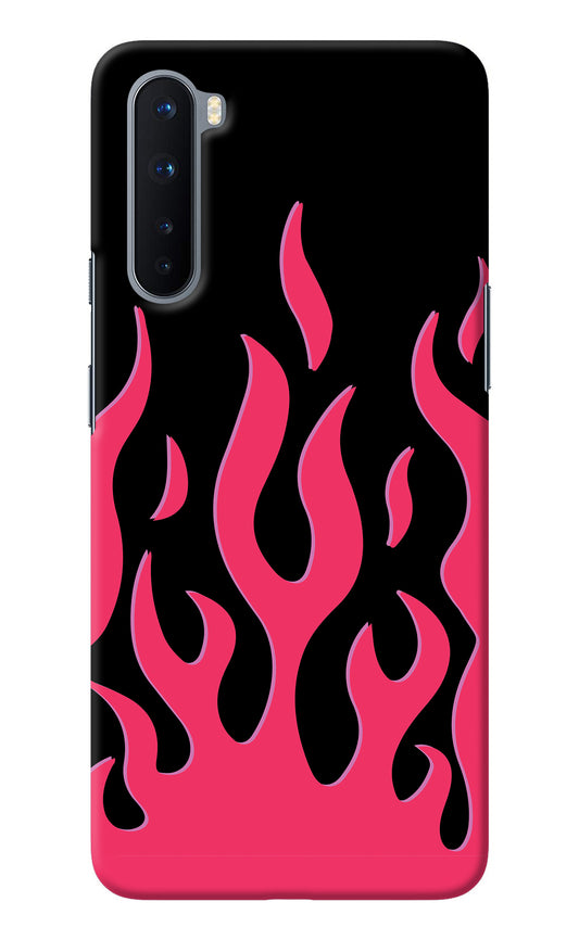 Fire Flames Oneplus Nord Back Cover
