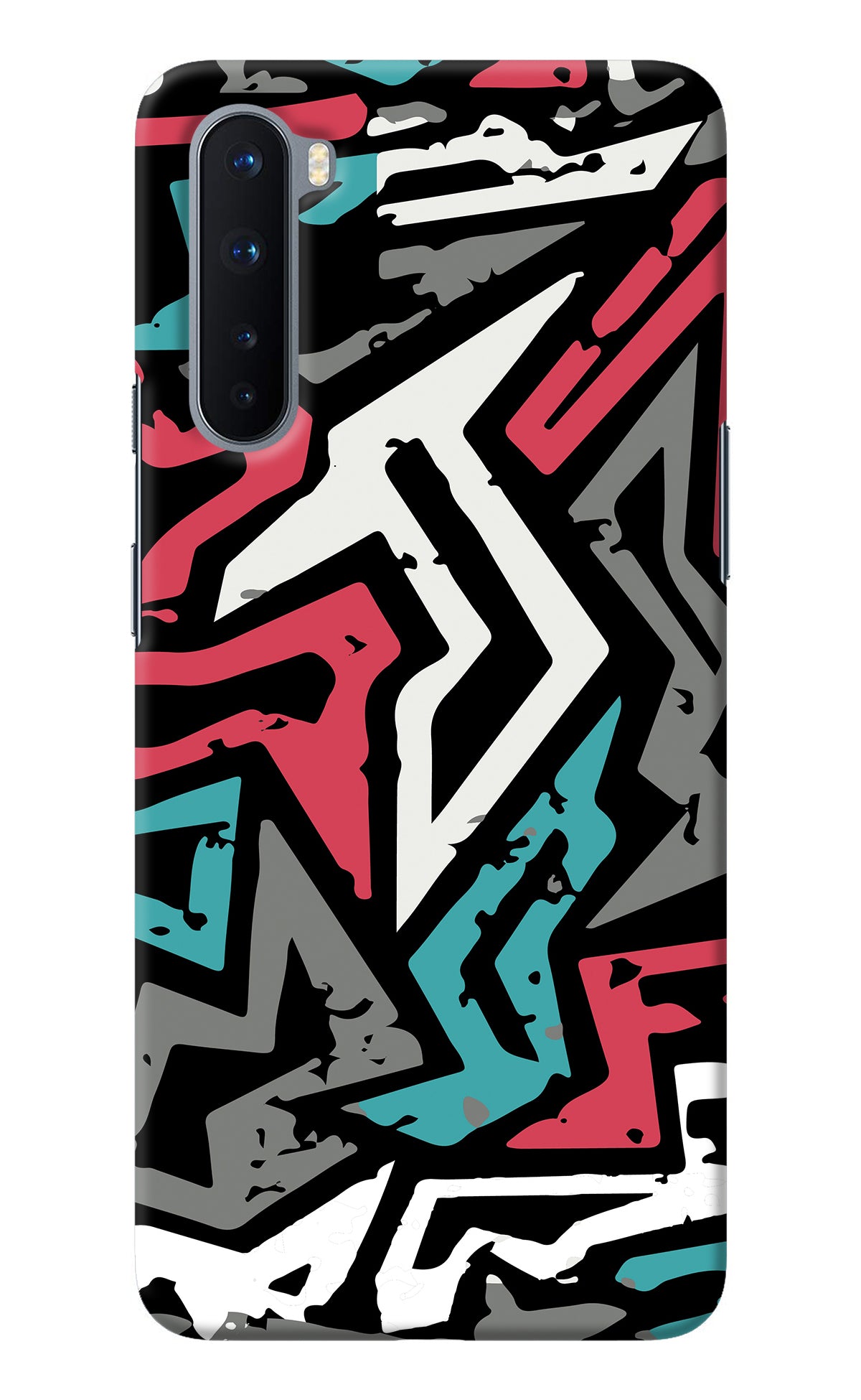 Geometric Graffiti Oneplus Nord Back Cover