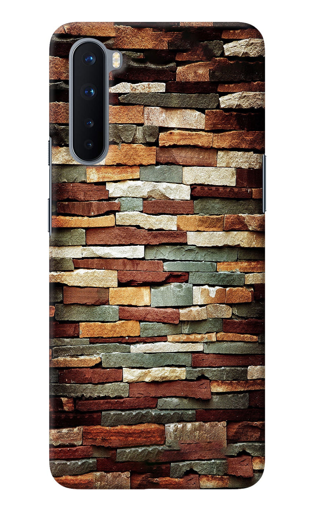 Bricks Pattern Oneplus Nord Back Cover