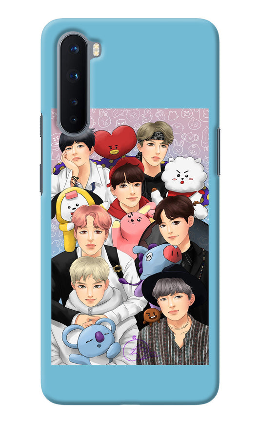 BTS with animals Oneplus Nord Back Cover