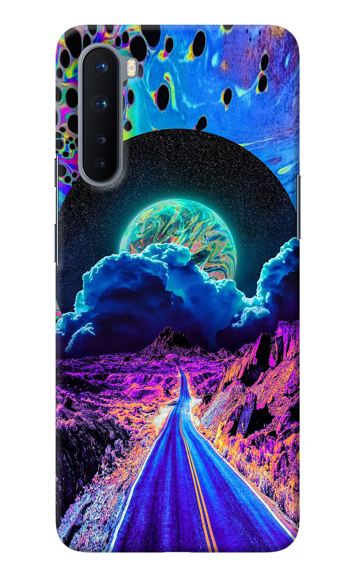 Psychedelic Painting Oneplus Nord Back Cover