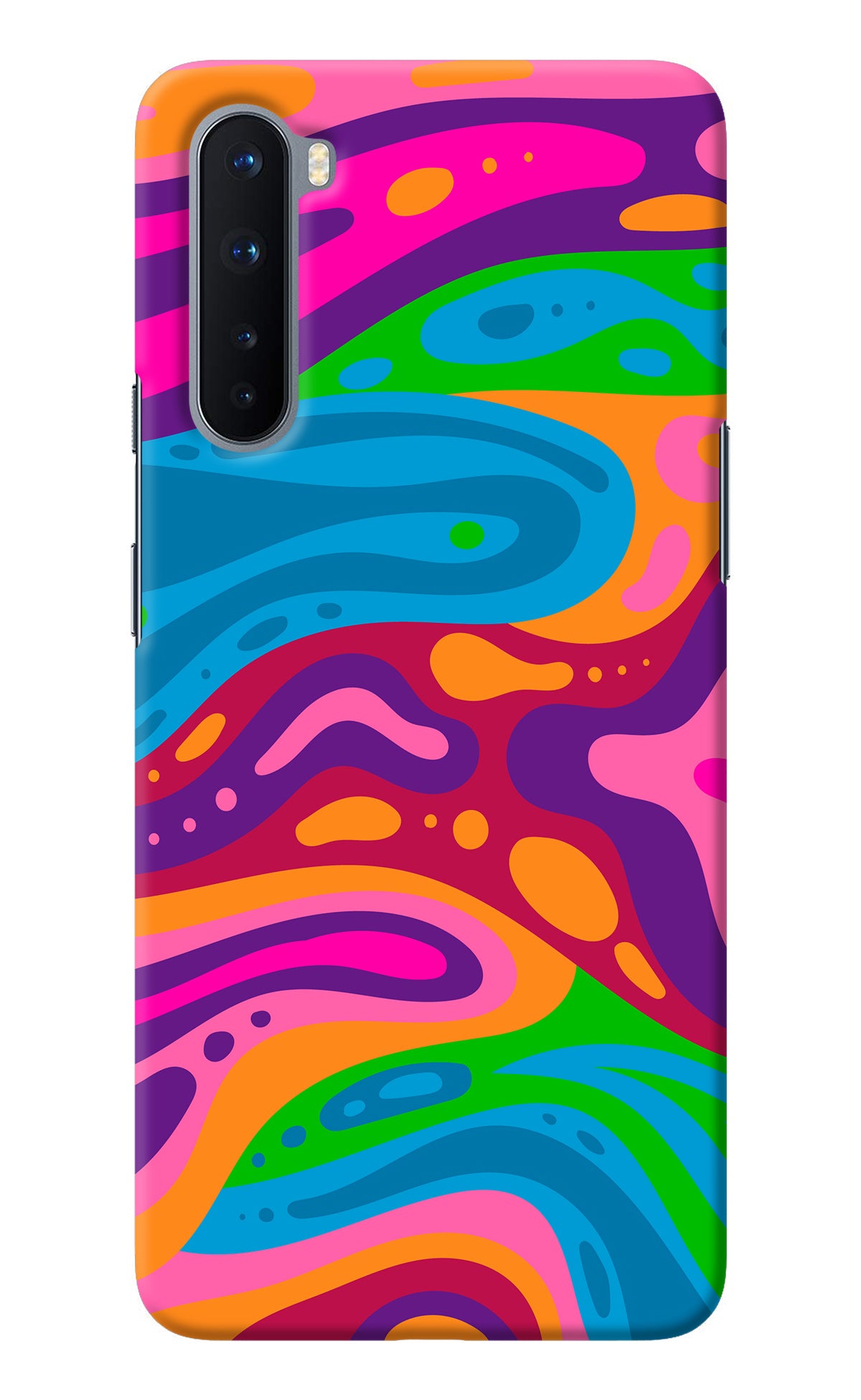 Trippy Pattern Oneplus Nord Back Cover