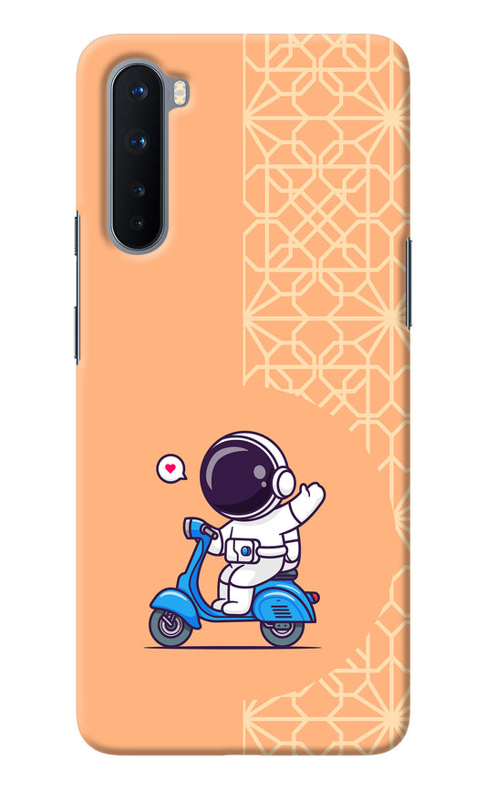 Cute Astronaut Riding Oneplus Nord Back Cover