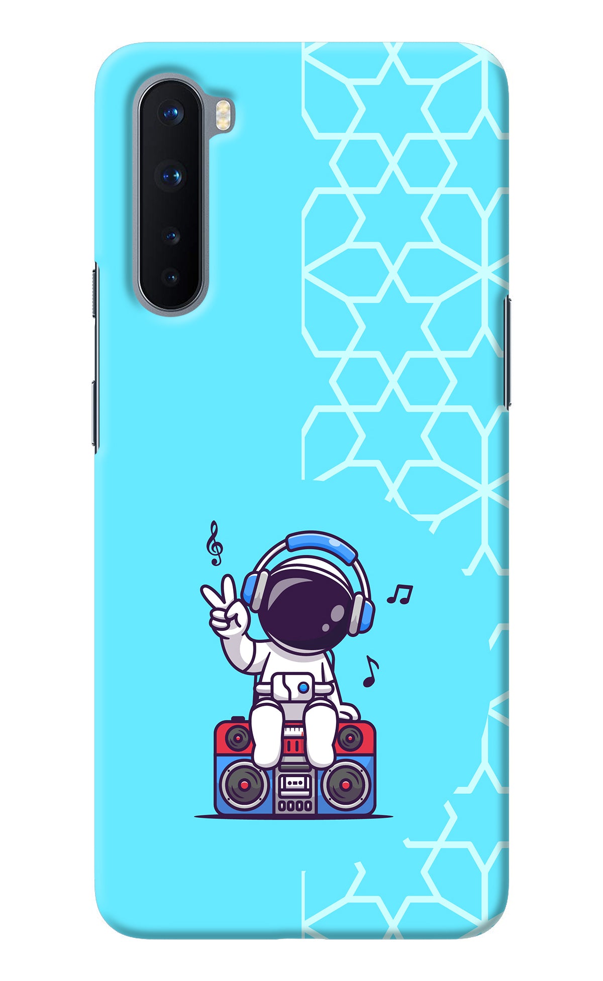 Cute Astronaut Chilling Oneplus Nord Back Cover