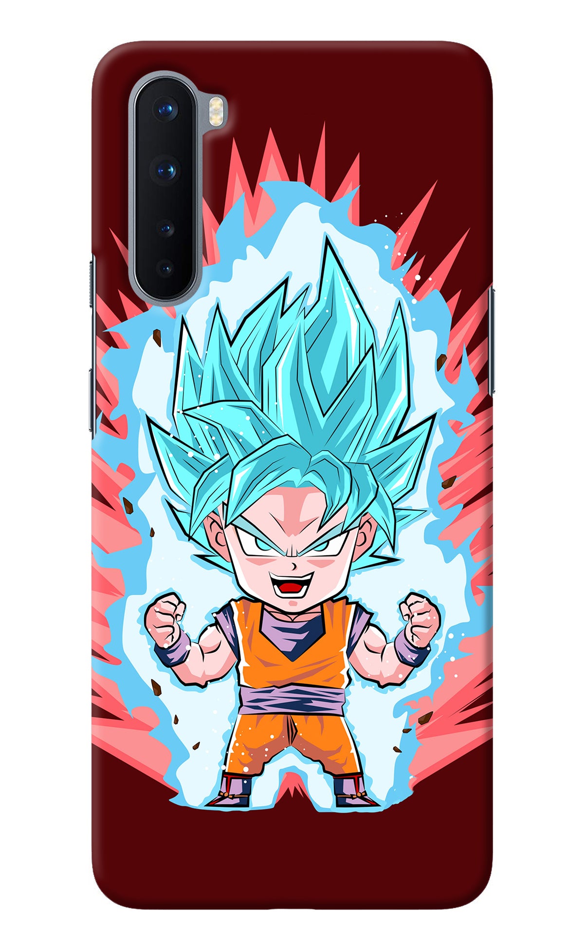 Goku Little Oneplus Nord Back Cover