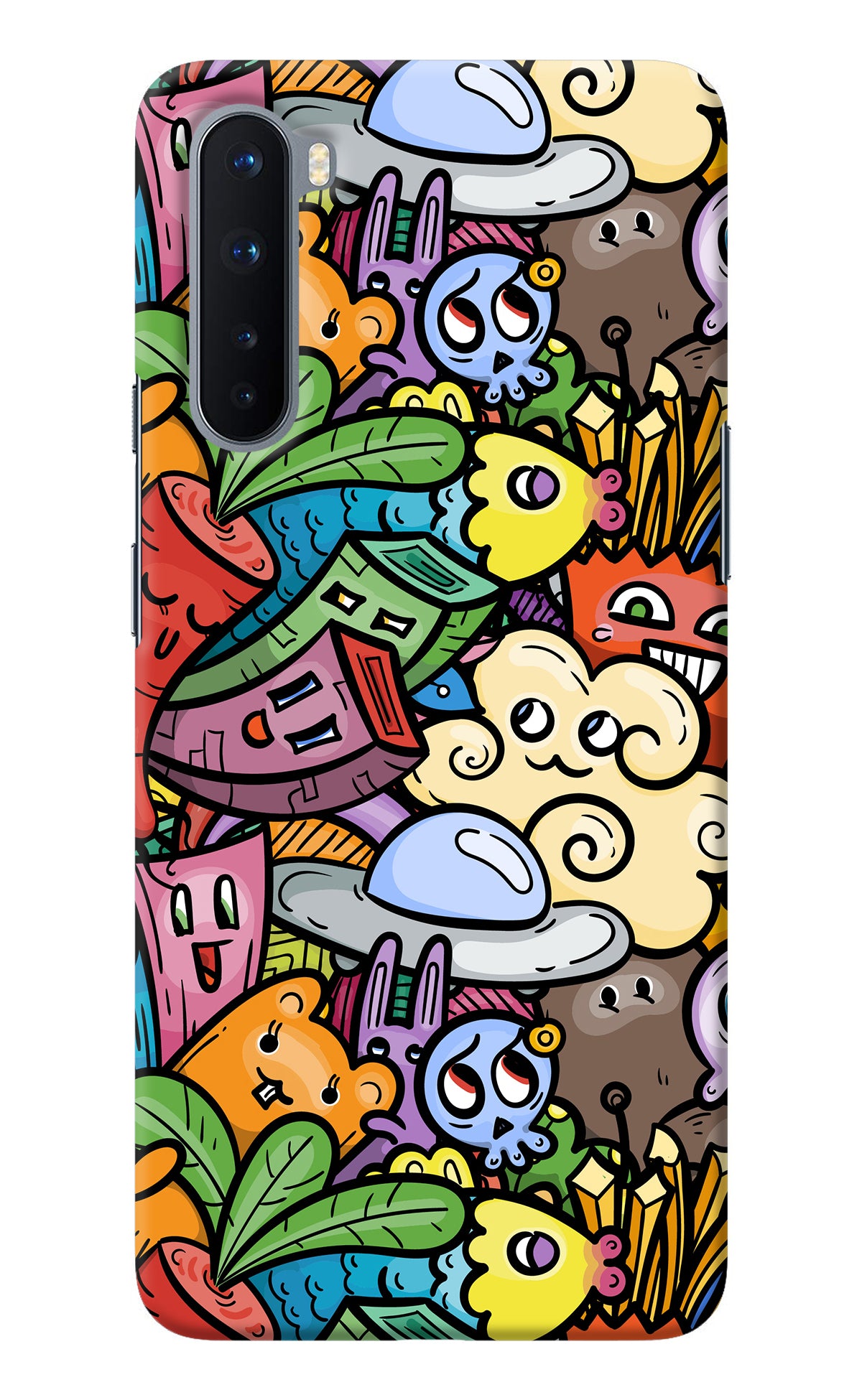 Veggie Doodle Oneplus Nord Back Cover