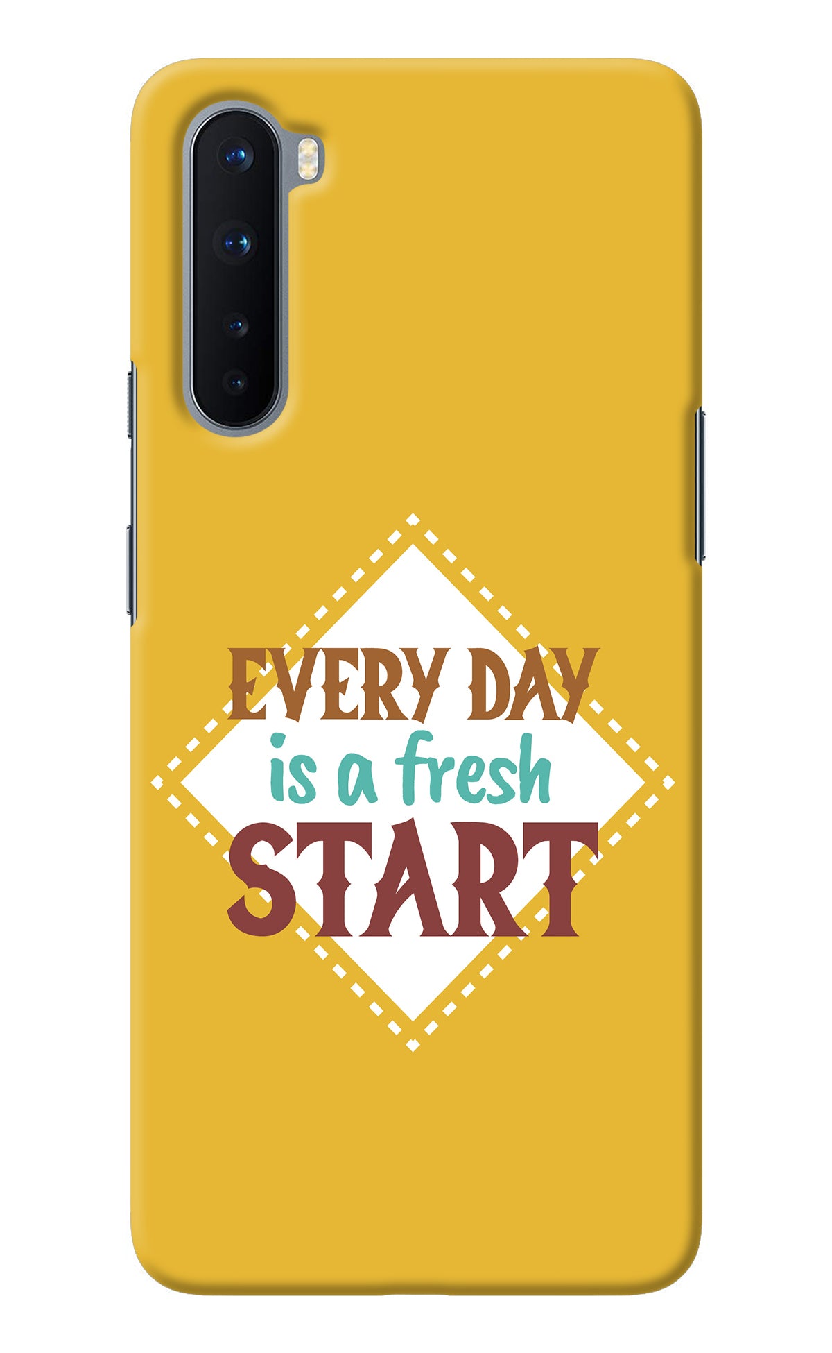 Every day is a Fresh Start Oneplus Nord Back Cover