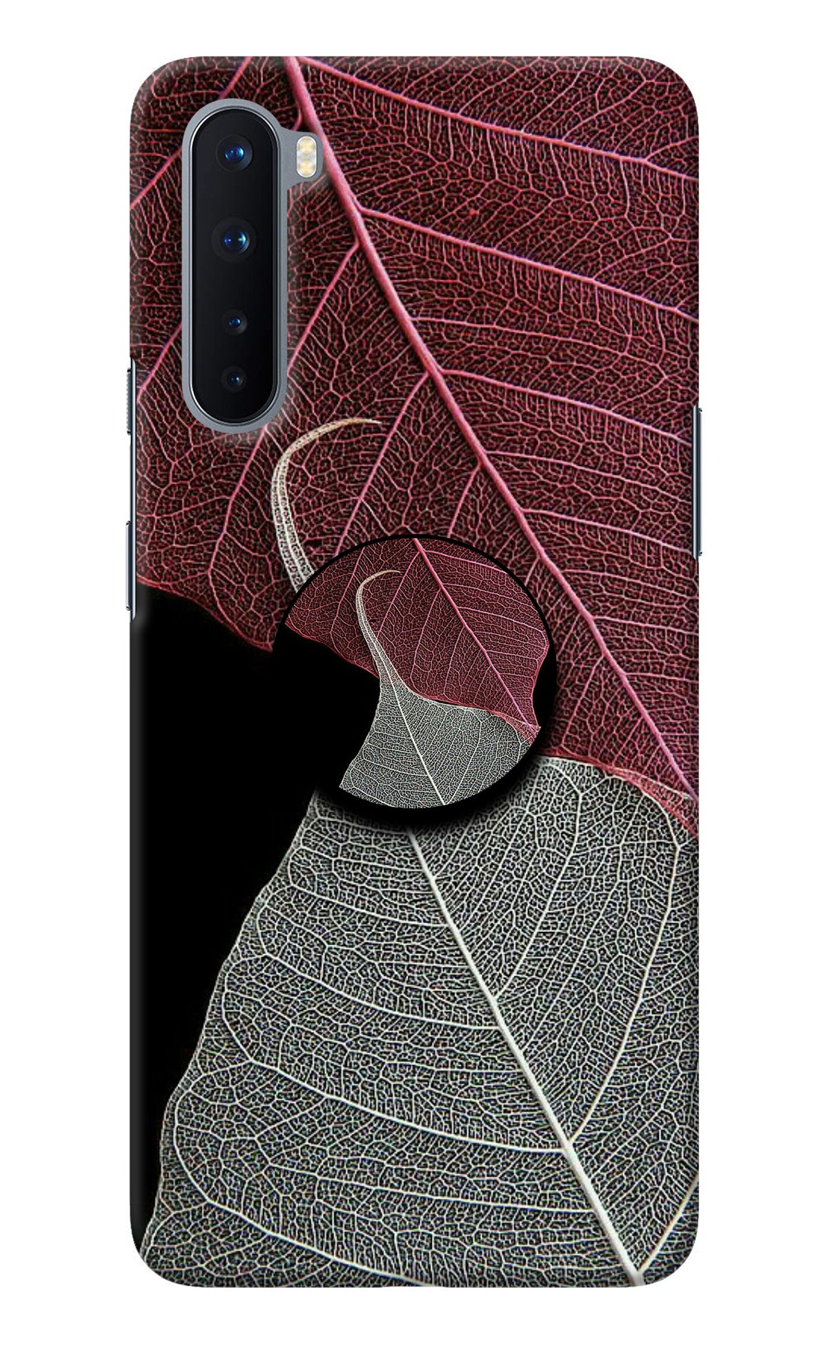 Leaf Pattern Oneplus Nord Pop Case