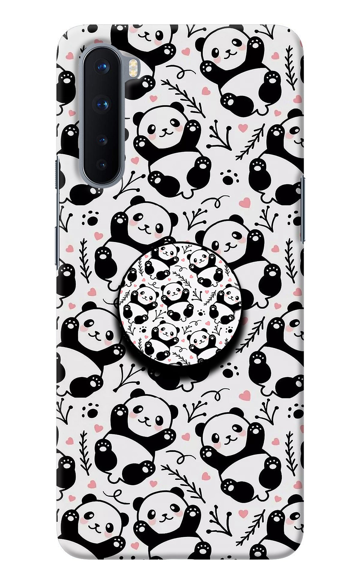 Cute Panda Oneplus Nord Pop Case