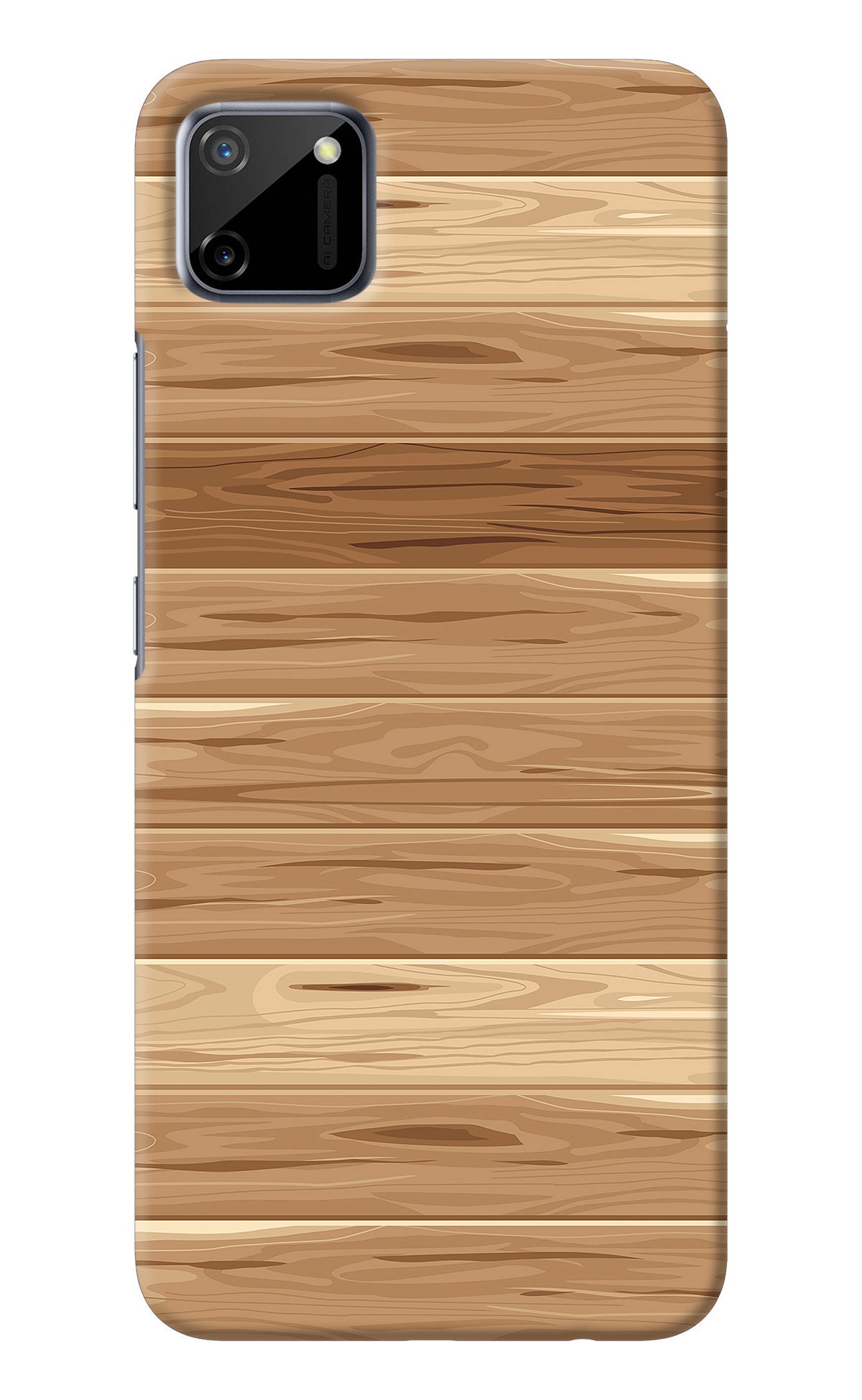 Wooden Vector Realme C11 2020 Back Cover