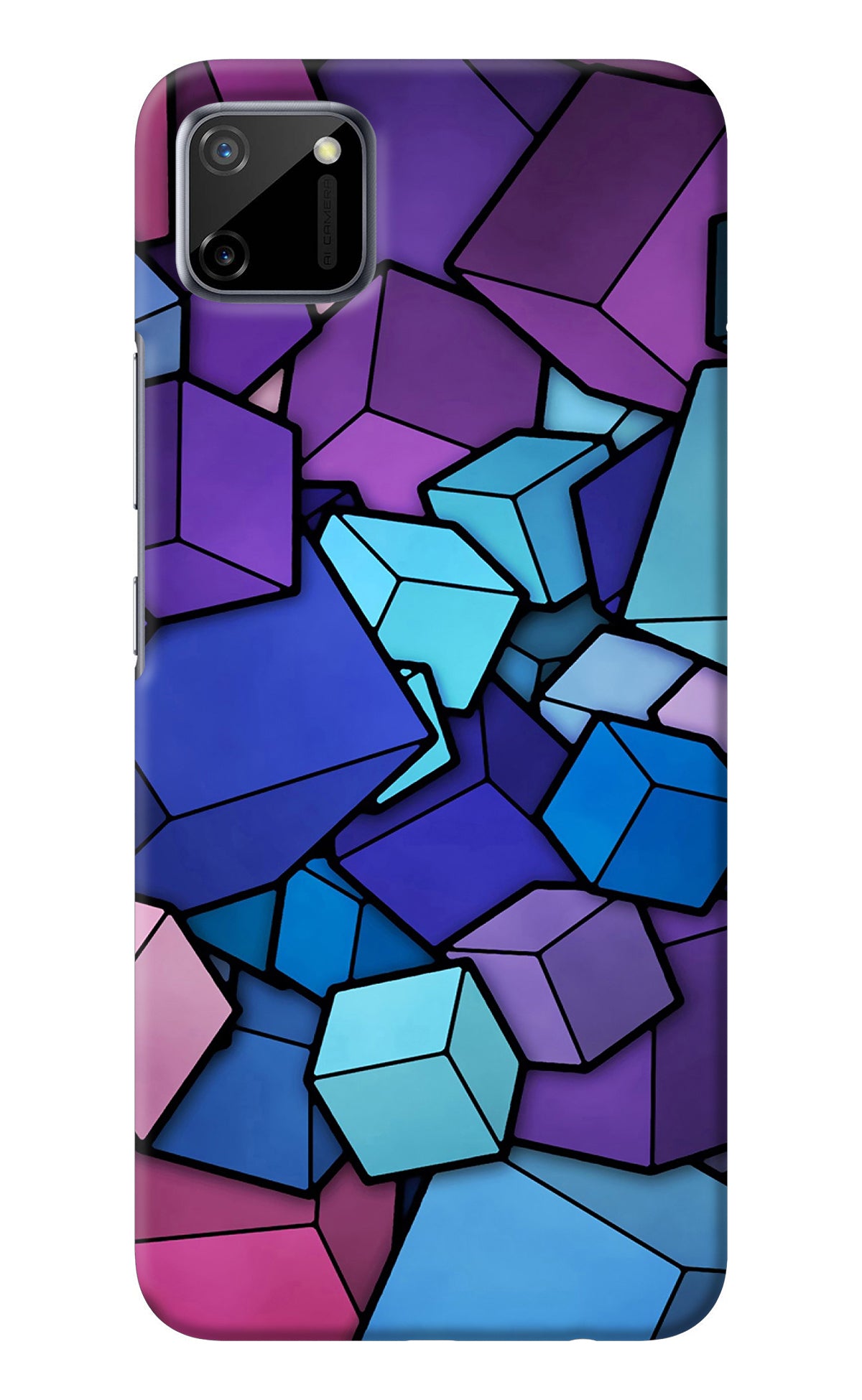 Cubic Abstract Realme C11 2020 Back Cover