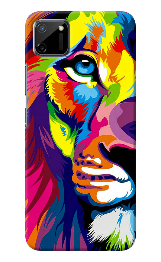 Lion Half Face Realme C11 2020 Back Cover