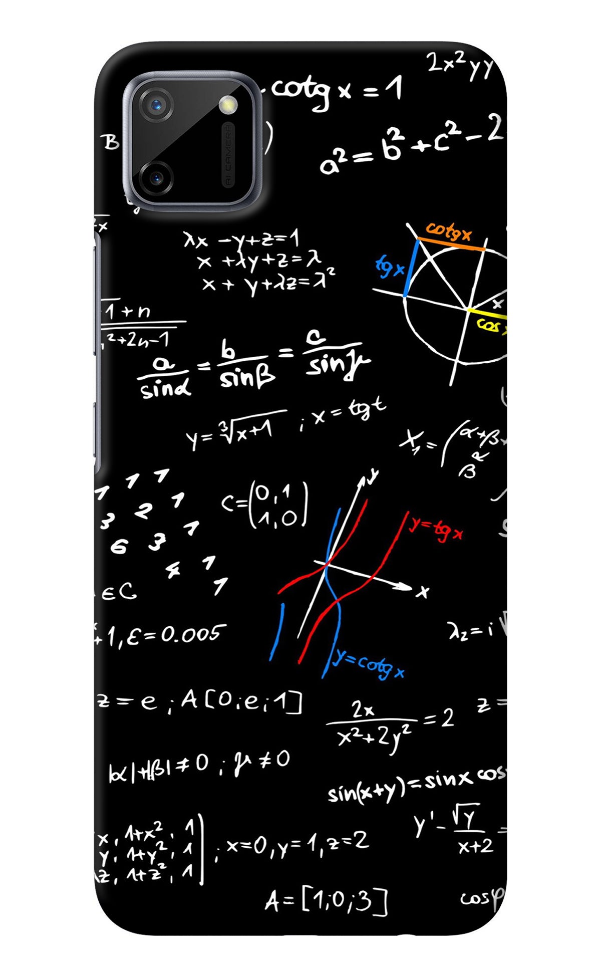 Mathematics Formula Realme C11 2020 Back Cover