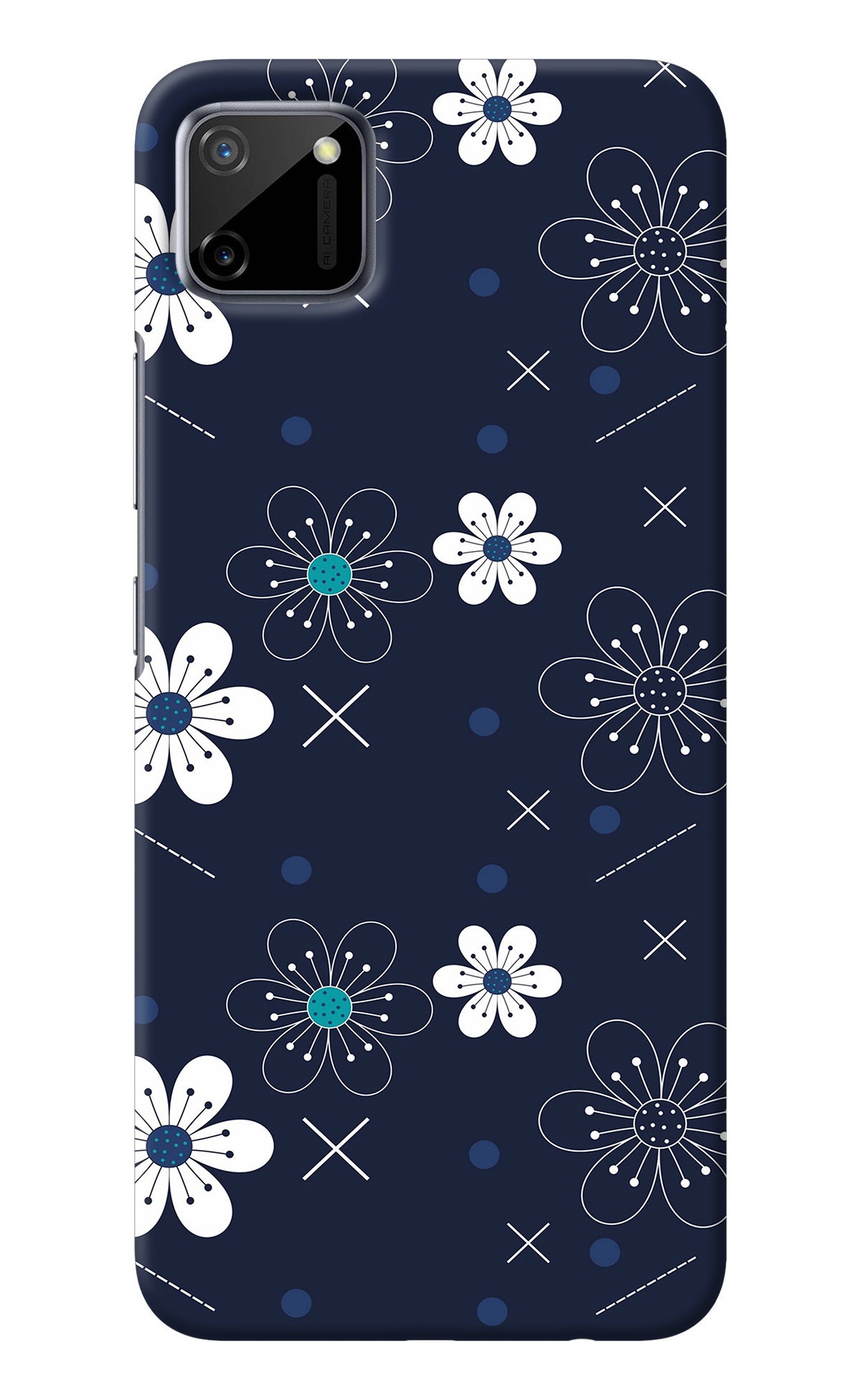 Flowers Realme C11 2020 Back Cover