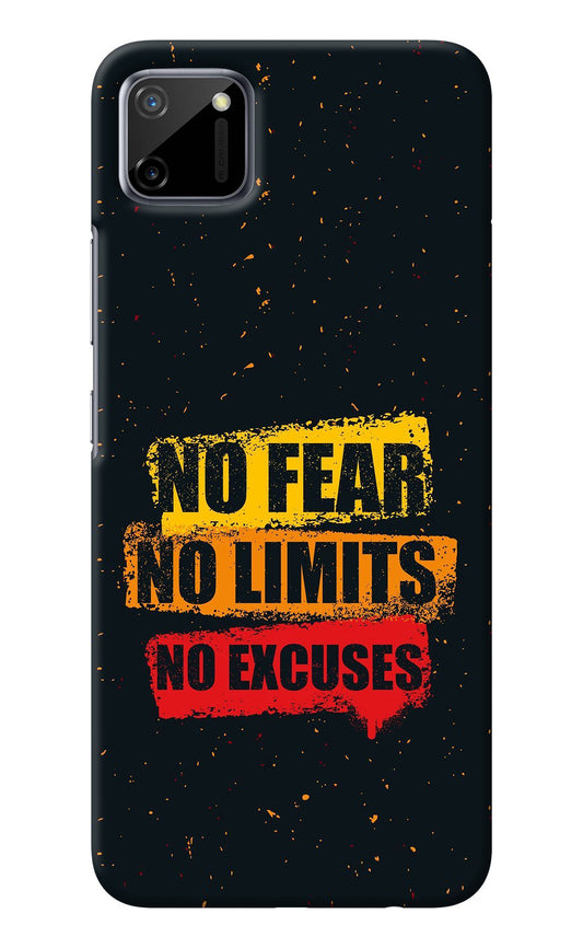 No Fear No Limits No Excuse Realme C11 2020 Back Cover