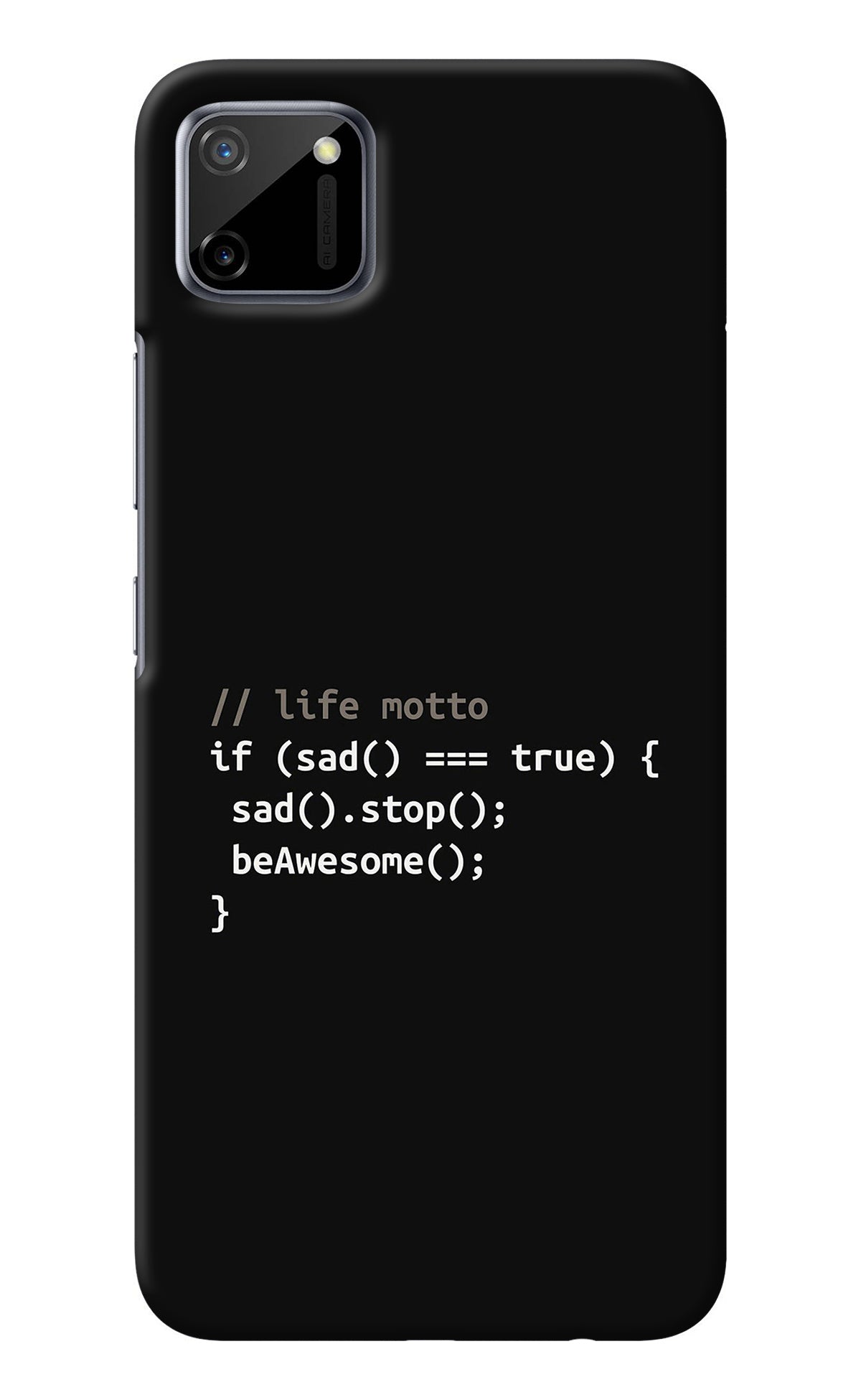 Life Motto Code Realme C11 2020 Back Cover