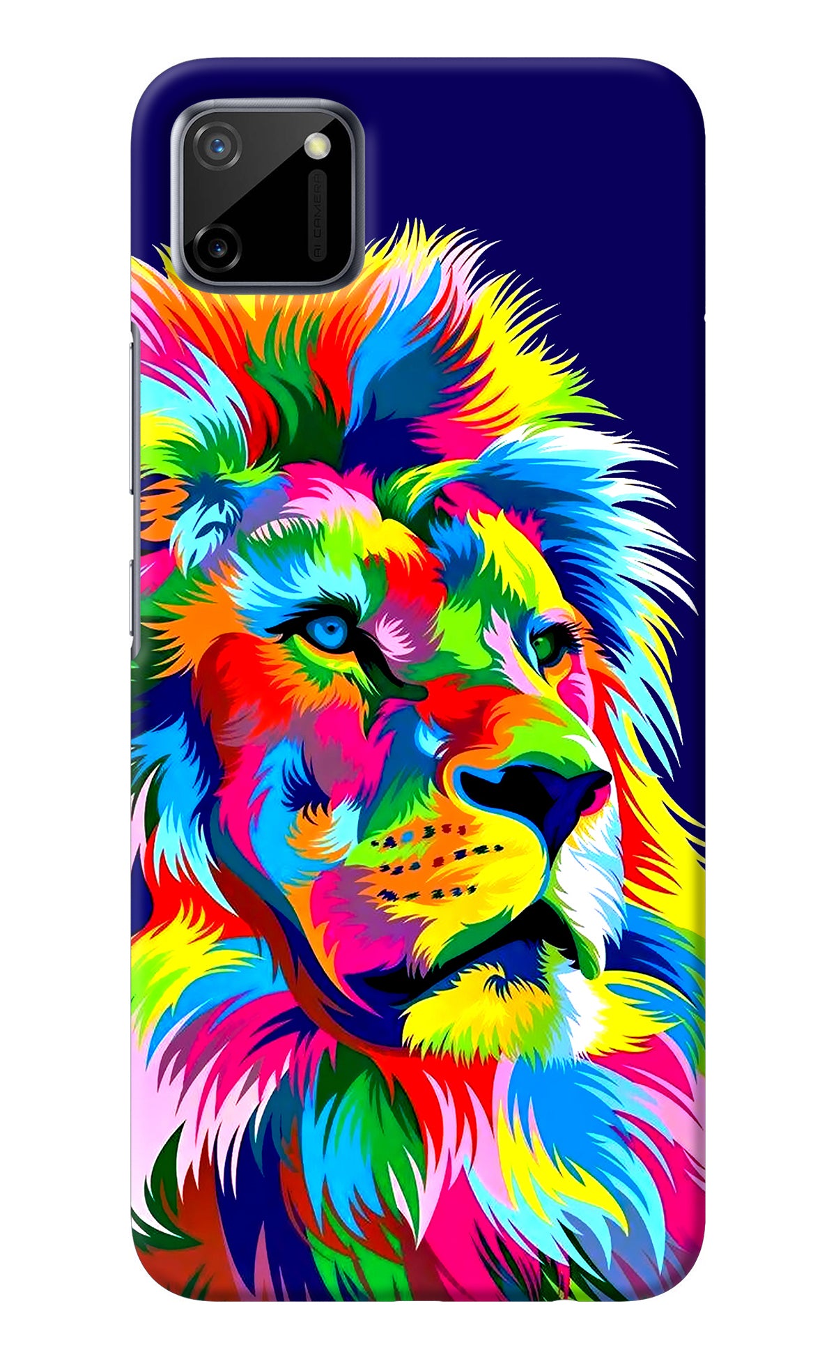 Vector Art Lion Realme C11 2020 Back Cover